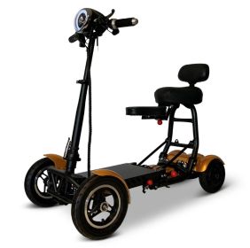 MS|3000 Foldable Mobility Scooter - Standard Seat (Frame: Gold, Battery: Up tp 25 miles (15.6AH Battery))