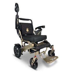 MAJESTIC IQ-7000 Remote Controlled Electric Wheelchair (19" Wide Seat) (Frame: Bronze, Cushions: Black, Battery: Up to 13 miles 12AH Li-ion, Folding: Automatic Folding)